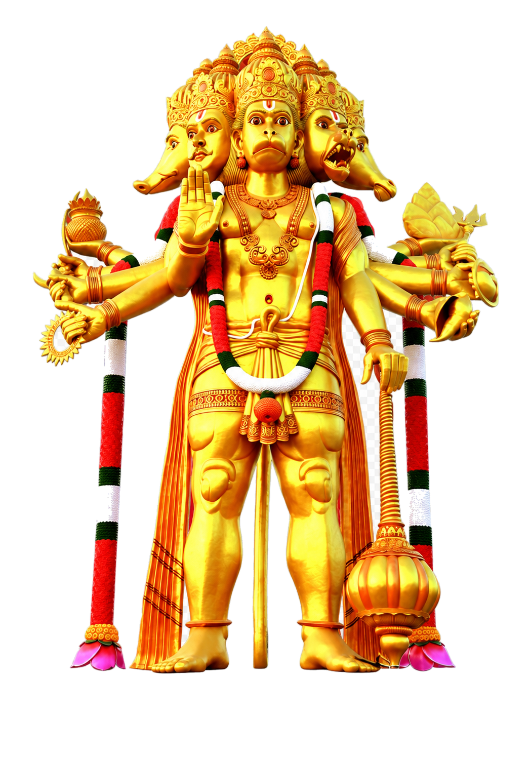 Panchamukhi Anjaneya Swamy statue, Bidanagere